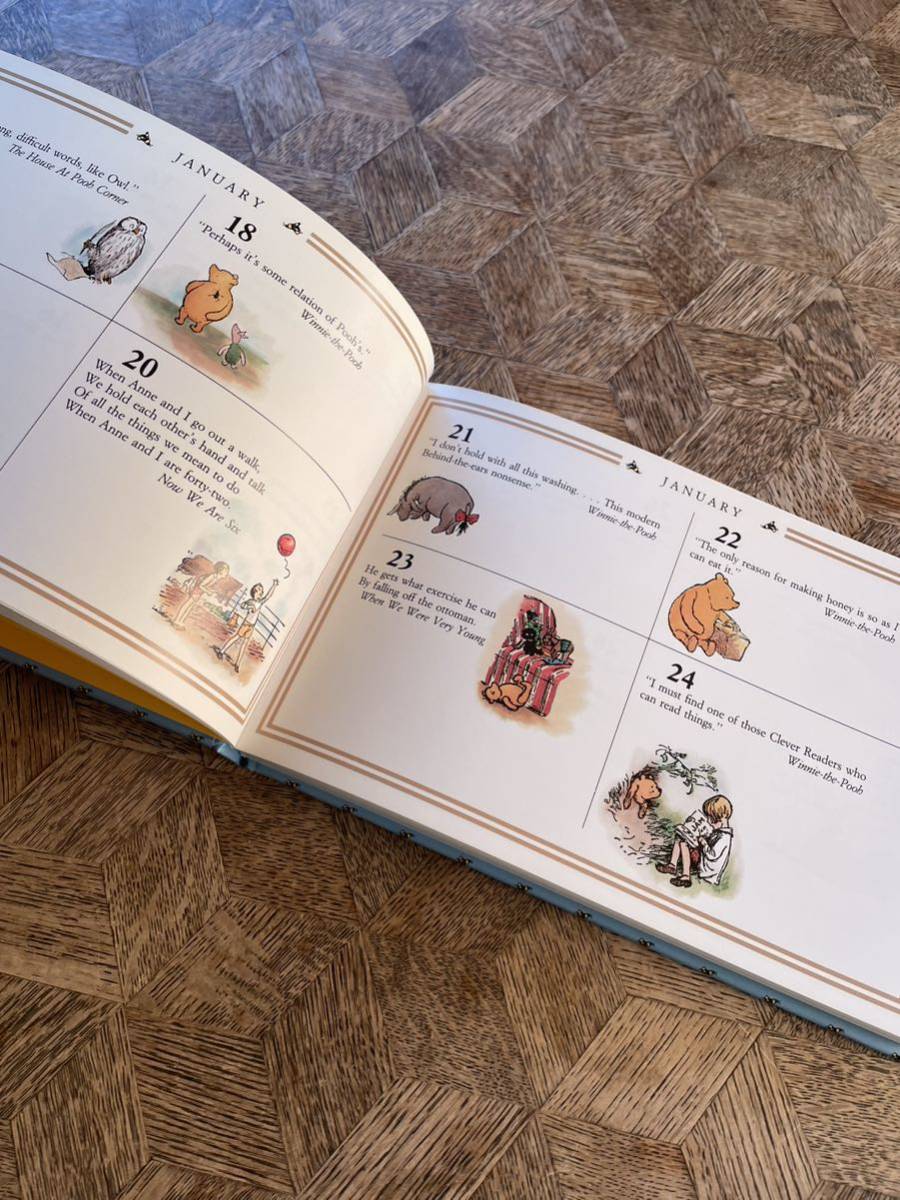 クラシックプー　くまのプーさん　洋書 Birthday Book 未使用品_画像5