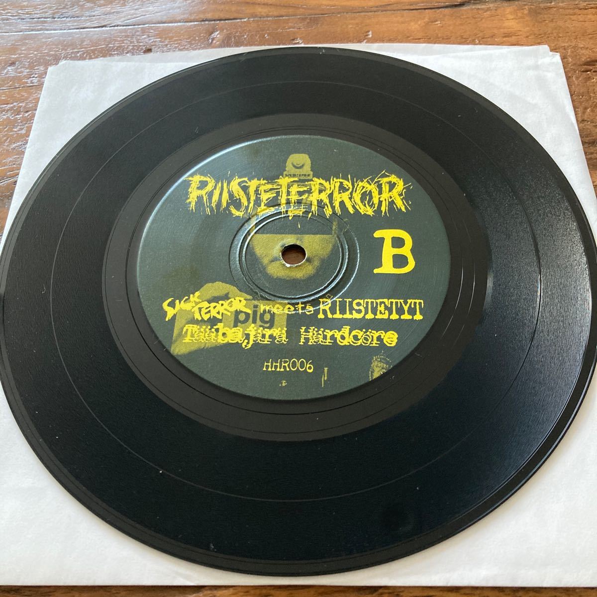 EP-N1 RIISTETERROR Taabajara Hardcore EP SICK TERROR RIISTETYT HARDCORE PUNK ARMAGEDOMカバー収録_画像4