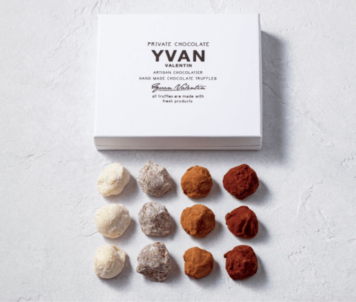 イヴァンヴァレンティン トリュフチョコレート YVAN VALENTIN 12 イヴァンヴァレンティン トリュフチョコレート YVAN VALENTIN 12
