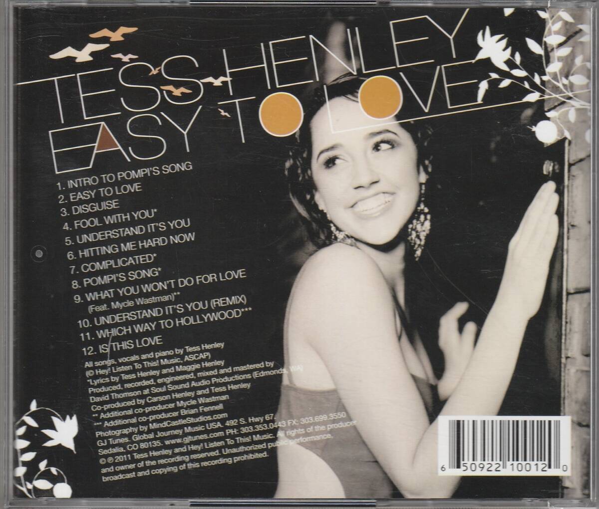 中古CD■R&B/SOUL■TESS HENLEY／Easy To Love Deluxe Edition／2011年／フリーソウル■Bobby Caldwell, Alicia Keys, Norah Jones, H.E.R._画像2