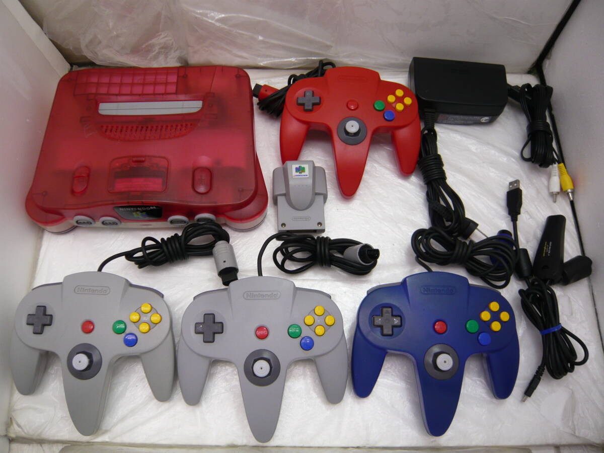 ☆ 任天堂株式会社 NINTENDO64 ゲーム機 NUS-001 おまけソフト１８本付き ☆の画像5