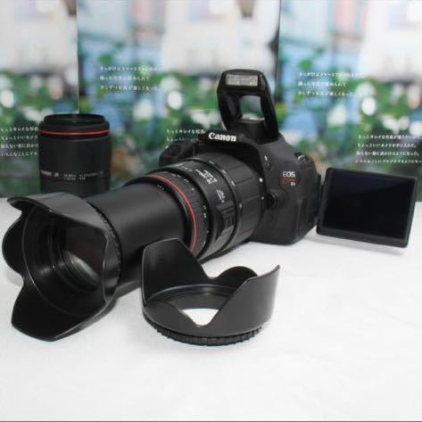 新品カメラバック付Canon EOS kiss x5 超望遠ダブルズーム