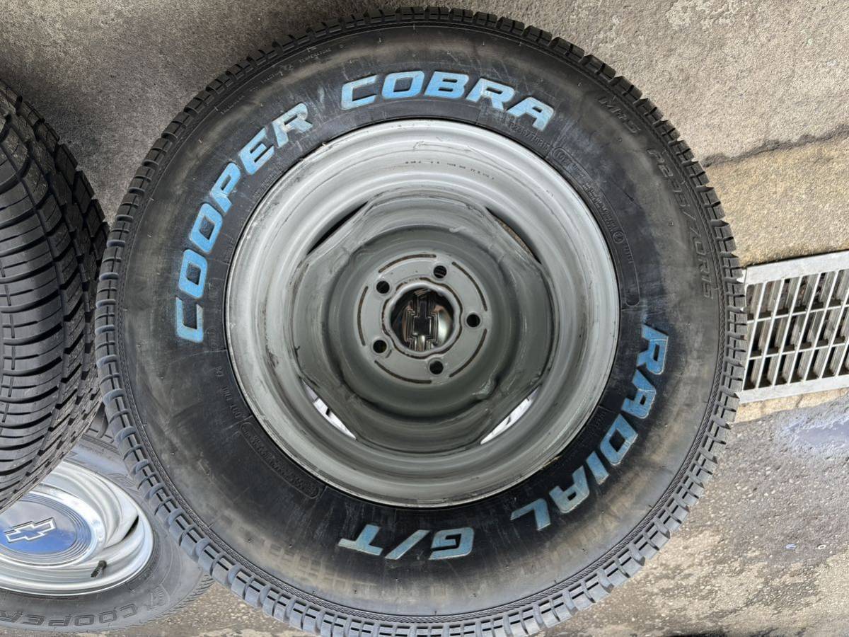 シボレー アストロ 15インチ ドッグディッシュ クーパー新品タイヤ付きキャップ GMC サファリ s10の画像5