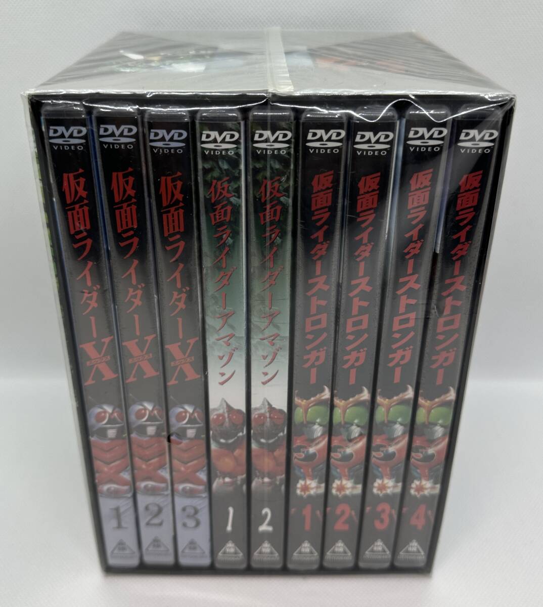 [DVD нераспечатанный ] спецэффекты Kamen Rider X Amazon Stronger DVD первый раз привилегия BOX имеется все рассказ сбор камень no лес глава Taro оригинальное произведение 