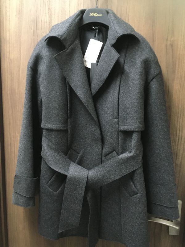 # selling up SALE# new goods 48.6 ten thousand jpy Les Copainsreko bread 1st line most recent year! finest quality Wface wool 100%!ko Kuhn trench coat skirt attaching 40 L~