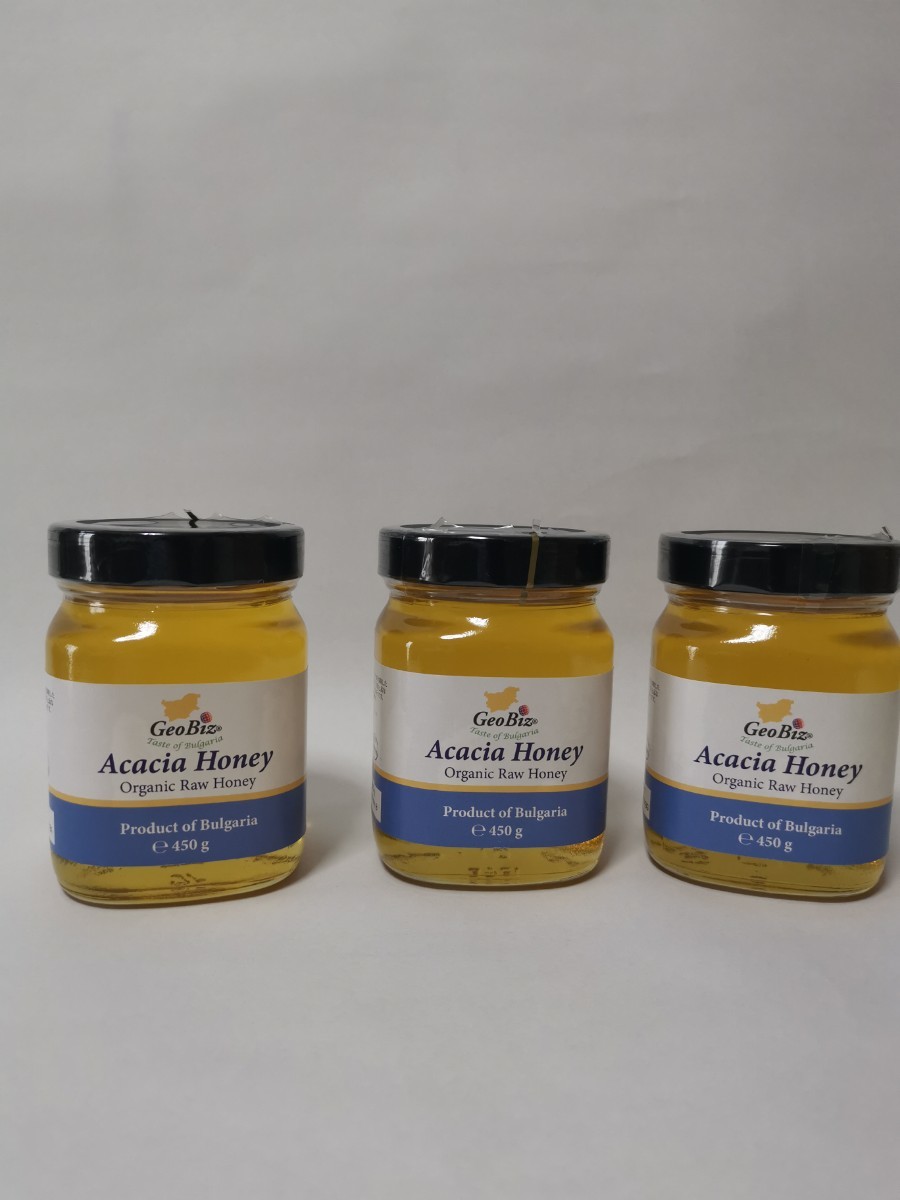 1.350g[ import person direct sale ] organic raw honey 450g×3ps.@ BVLGARY a production 