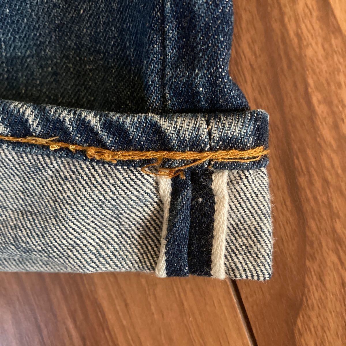 70's Levi's 501 66後期 濃紺 鬼ヒゲ ハチノス 刻印6 オリジナル xx BIG E 以降 66前期 以降 赤耳 ハチマル 以前 ヴィンテージビンテージ_画像7