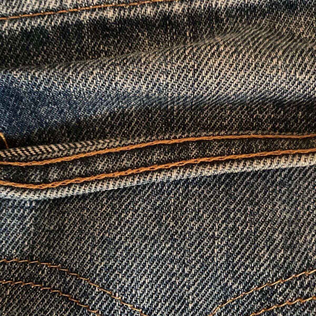 70's Levi's 501 66後期 濃紺 鬼ヒゲ ハチノス 刻印6 オリジナル xx BIG E 以降 66前期 以降 赤耳 ハチマル 以前 ヴィンテージビンテージ_画像6