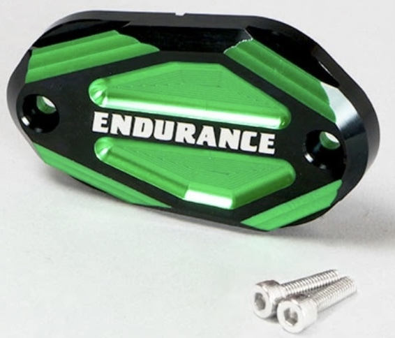 送料360円●1点限 エンデュランス ENDURANCE(18年～)Ninja/250/400 Z250 Z400 ELIMINATOR グリーン マスターシリンダーキャップ EI455EX4A8_カタログ参考商品イメージ画像です。