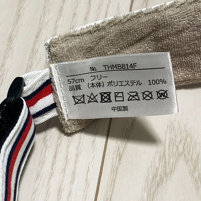 TOMMY HILFIGER デカロゴ サンバイザー トミーフィルフィガー メンズ FR ☆早い者勝ち_画像5