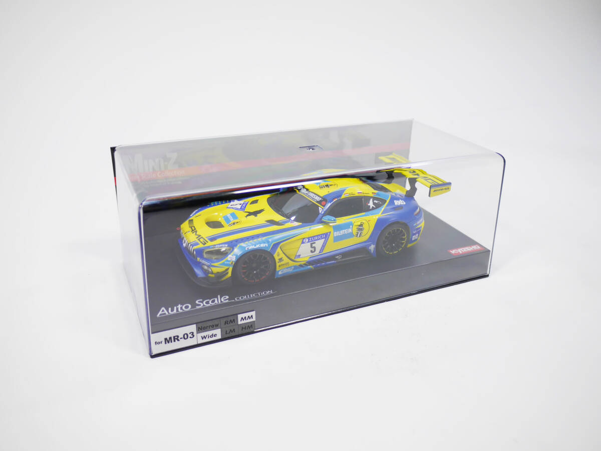 【送料無料・未使用】京商 KYOSHO ミニッツ Mini-Z メルセデス Mercedes AMG GT3 オートスケールコレクション MZP247BLY 未開封 おまけ付き_画像2