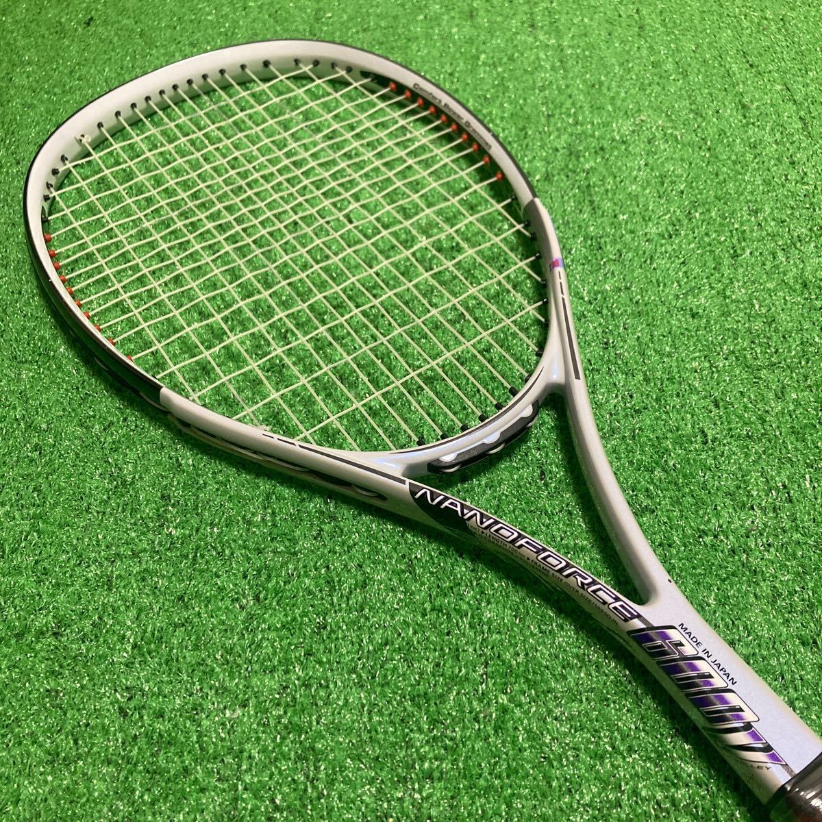 UXL1 NF600V YONEX ヨネックス MIZUNO ミズノ NANOFORCE600V ナノフォース600V 軟式テニスラケット ソフトテニスラケット 同梱×_画像1