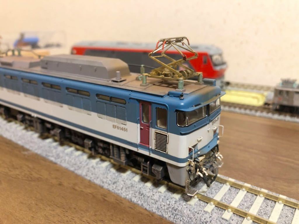 KATO HO EF81 451（角目） （EF81 95改）ウェザリング &精密加工品_画像6