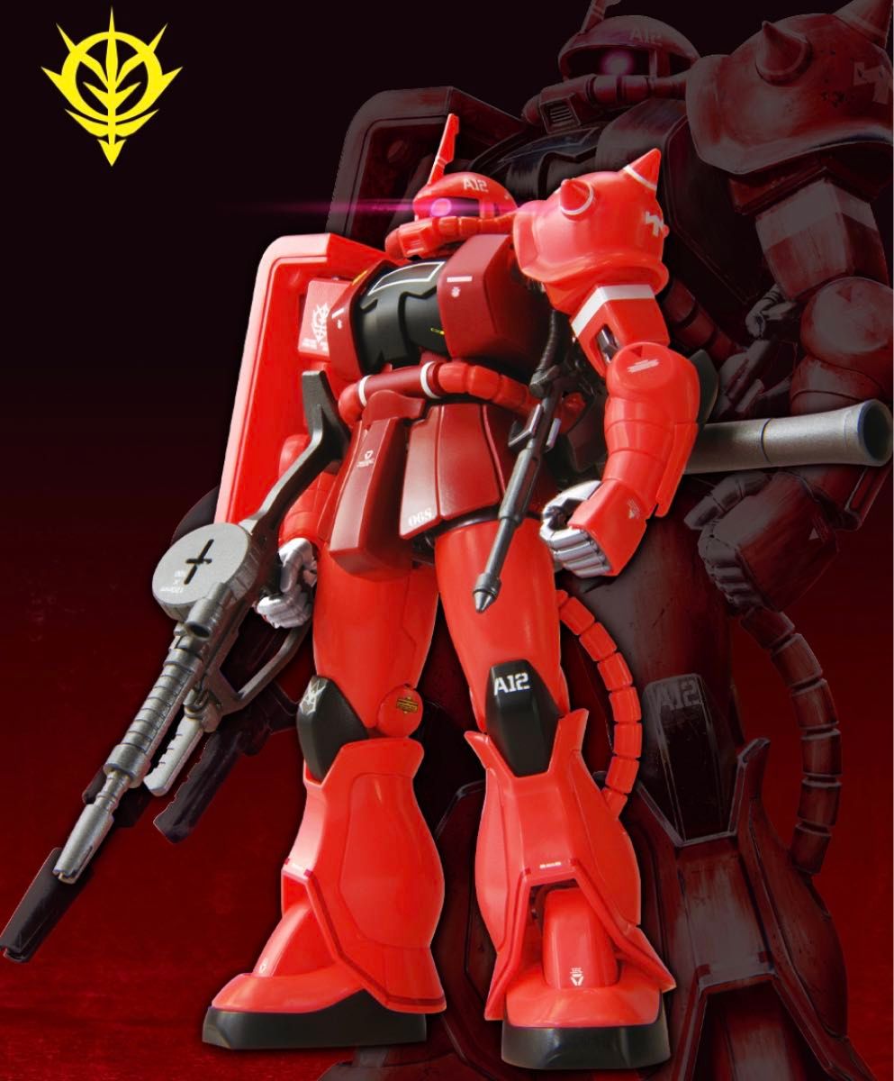 未組立 HG ガンダムベース限定 シャア専用 ザクII  21stCENTURY REAL TYPE Ver. リアルタイプ