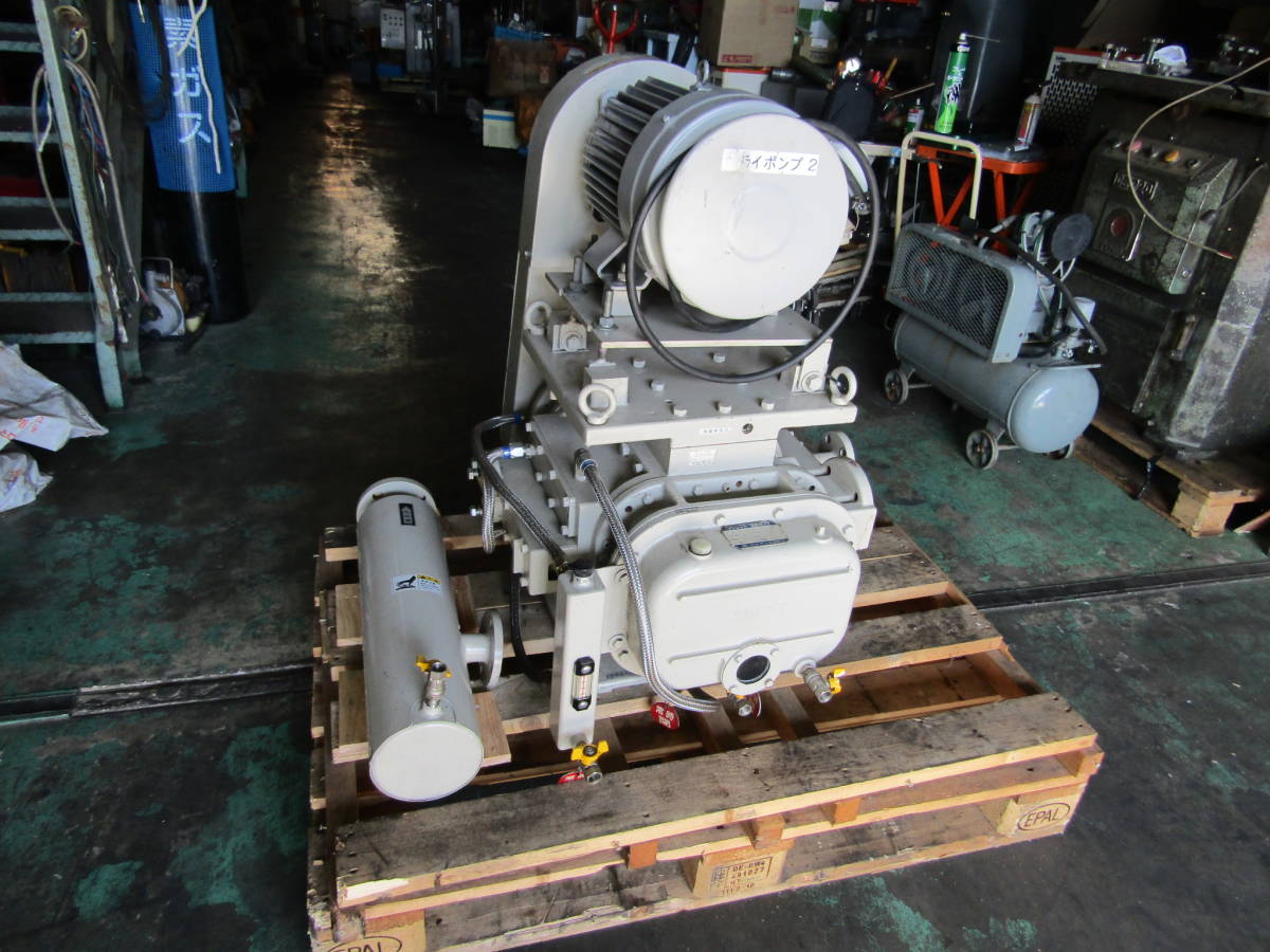 アンレット CT4-200 LEFX 5.5KW 7馬力 真空 ポンプ バキューム ポンプ ホーバーホール必要です。2012年