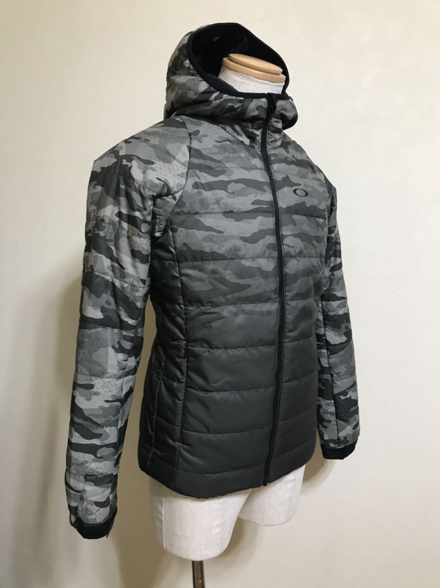 【新品】 OAKLEY ENHANCE INSULATION QUILTING JACKET オークリー 中わた ジャケット ジップパーカー トップス 日本サイズS 長袖 カモフラ_画像8