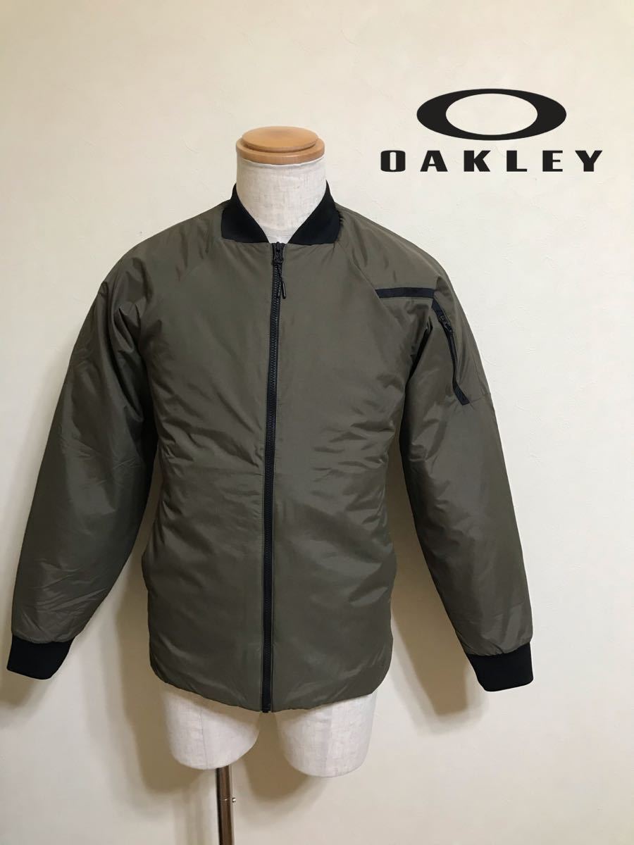 【新品】 OAKLEY WR18 SHELL INSULATION QUILTING JACKET オークリー 中わた ナイロン ジャケット トップス 日本サイズS 長袖 カーキ412588