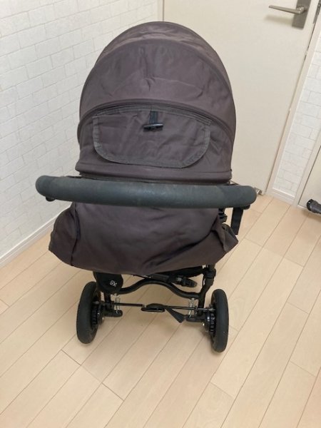  air buggy 3 wheel stroller buggy here brake tea color [ freebie attaching ] mileage *