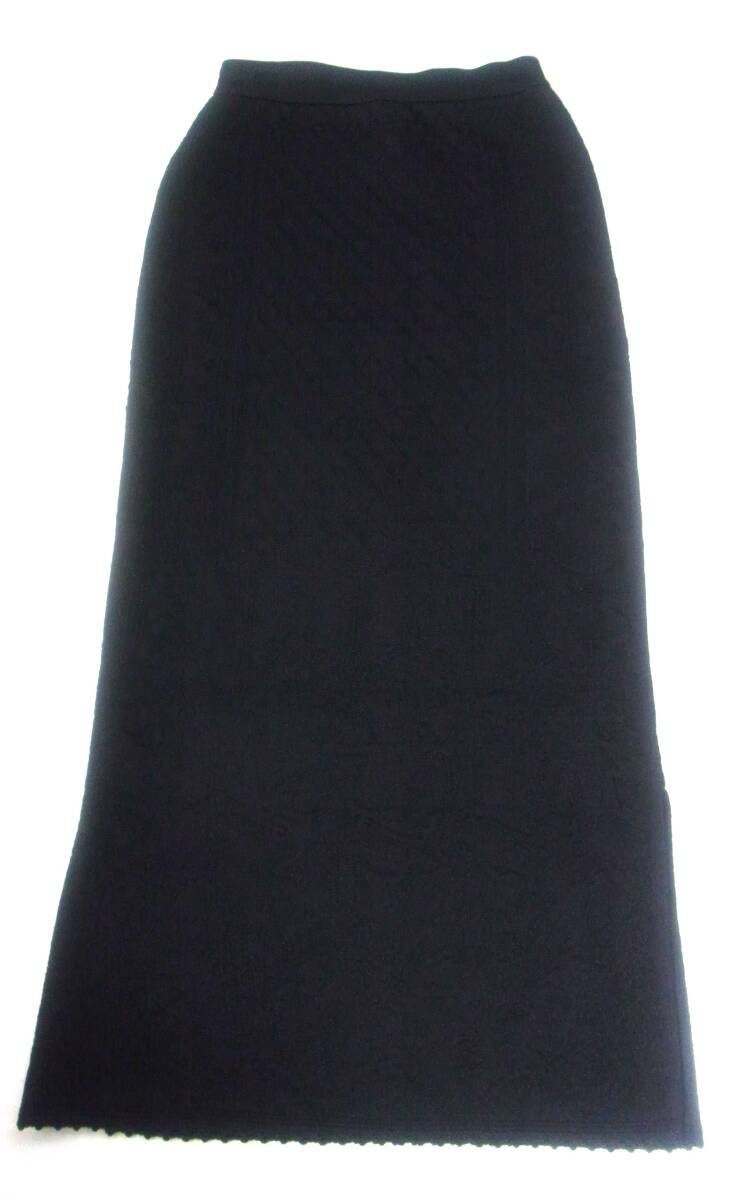 完売品MameKurogouchiマメクロゴウチフローラルジャガードニットセットアップサイズ１ブラック☆スカートの画像4
