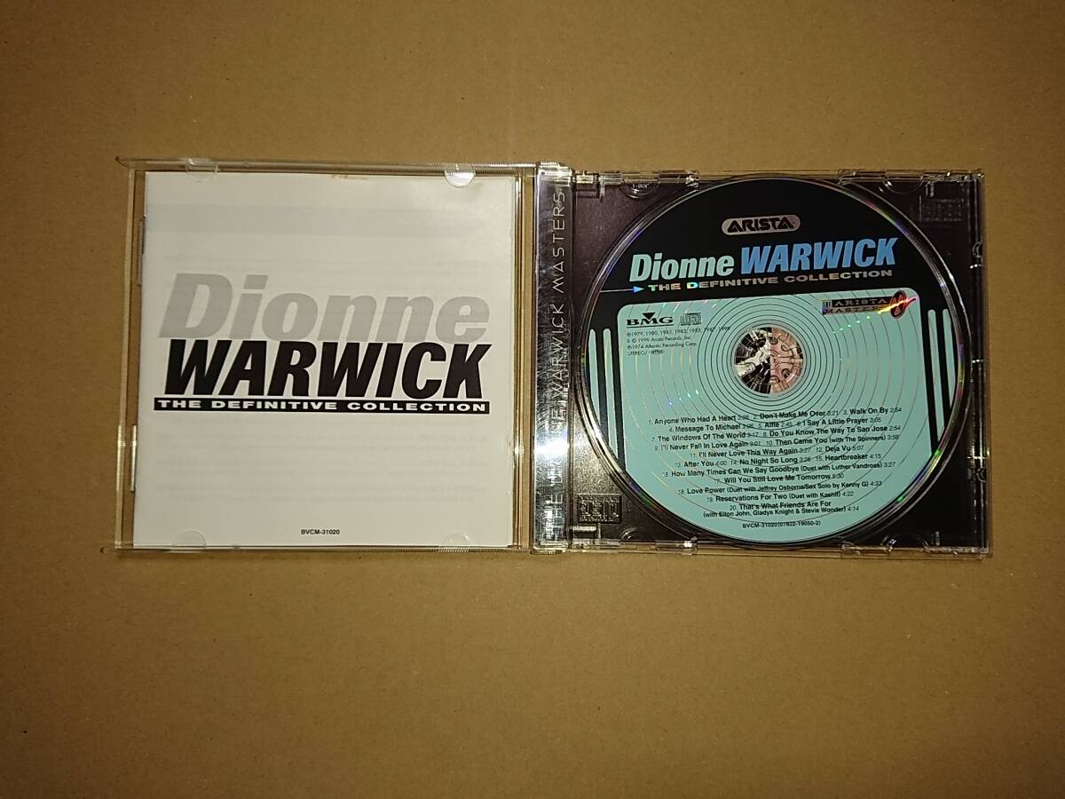 CD Dionne Warwick / The Definitive Collection ディオンヌ・ワーウィック / グレイテスト・ヒッツ 1962-1987 国内盤の画像2