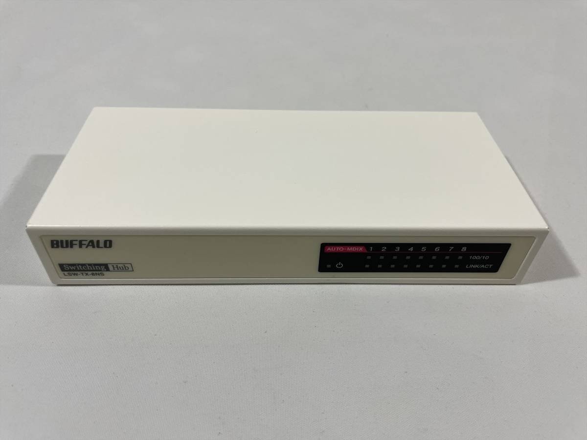 ◆ BUFFALO バッファロー スイッチングハブ Switching Hub 8ポート LSW-TX-8NS ◆外箱、付属品一式あり◆_画像2