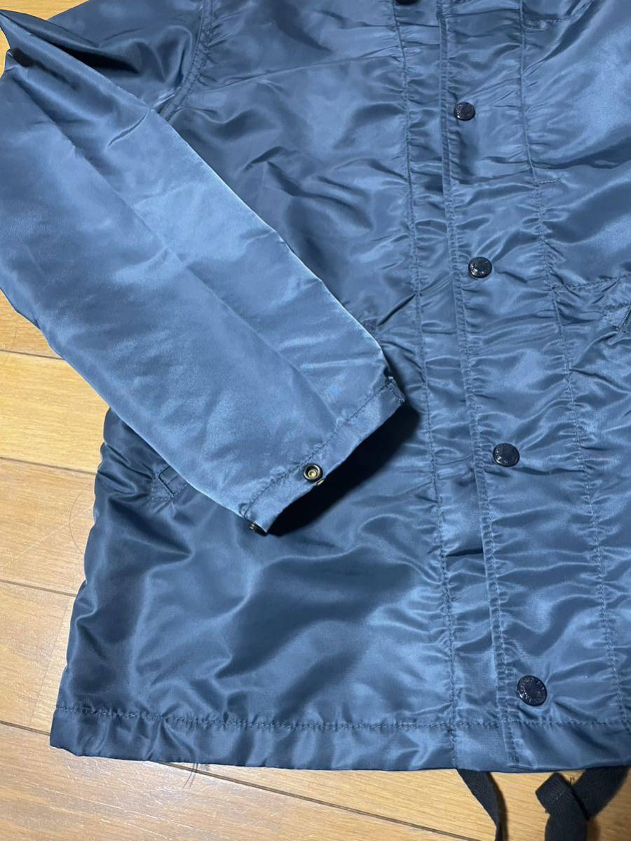 Engineered Garments エンジニアードガーメンツ ナイロンコーチジャケット Ground Jacketグラウンドジャケット ネイビー Sサイズ_画像5