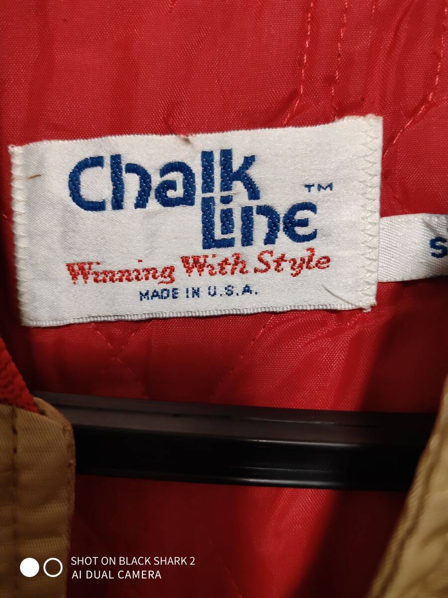 90's Chalk Line '' San Francisco 49ERS'' スタジャン USA製_画像7