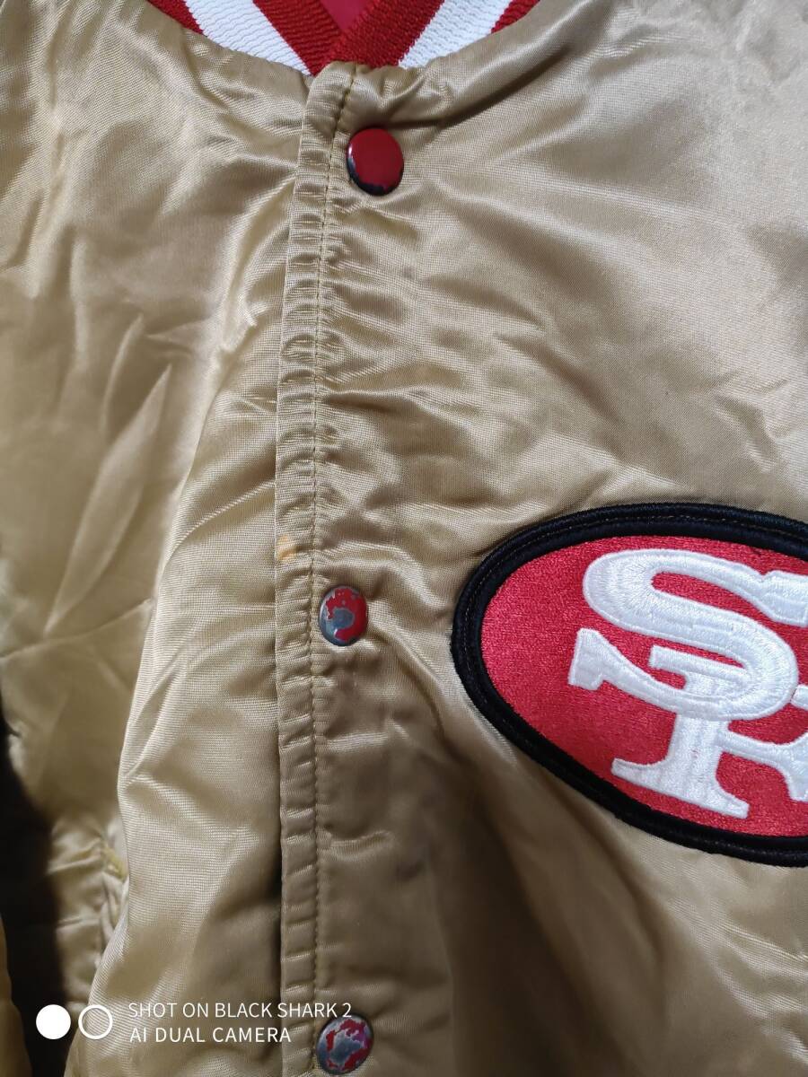 90's Chalk Line '' San Francisco 49ERS'' スタジャン USA製_画像6