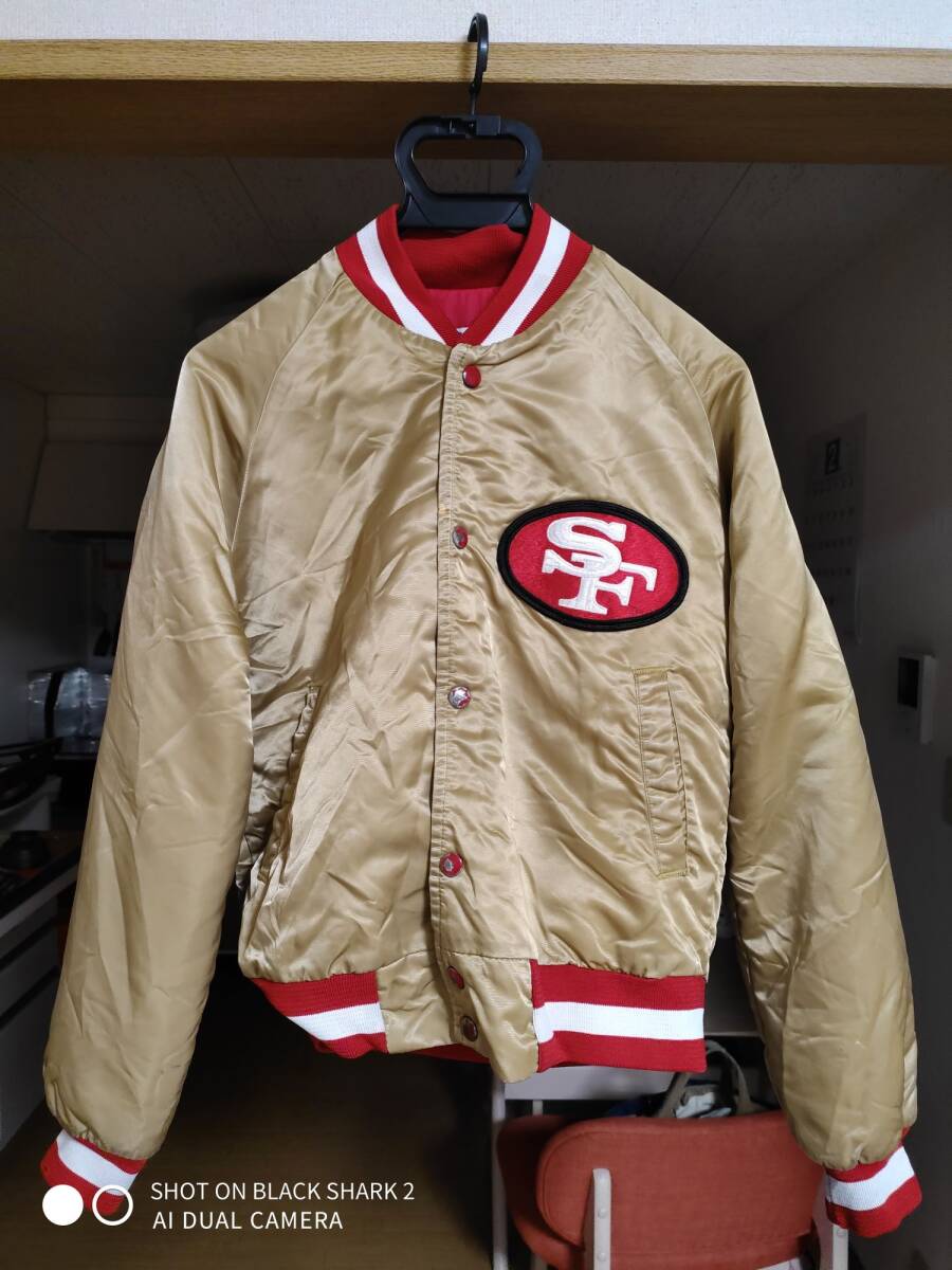 90's Chalk Line '' San Francisco 49ERS'' スタジャン USA製_画像1