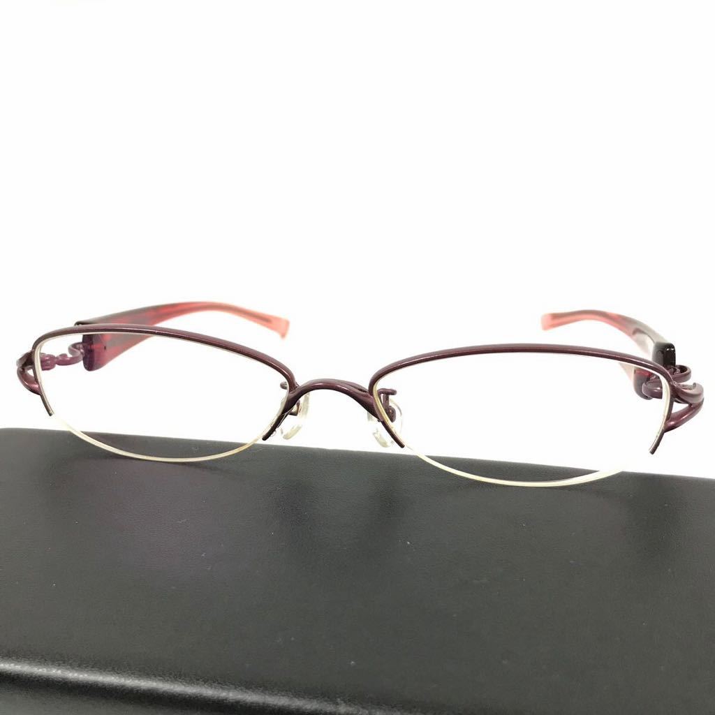 【フォーナインズ】本物 999.9 眼鏡 S-713T 赤色系 度入り サングラス メガネ めがね メンズ レディース 日本製 送料520円の画像3