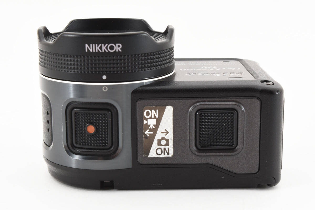 【美品】 NIKON ニコン KeyMission 170 4K UHDムービー搭載 防水 アクションカメラ バッテリー3個 付属品多数 元箱付き 動作確認済み #1454_画像6
