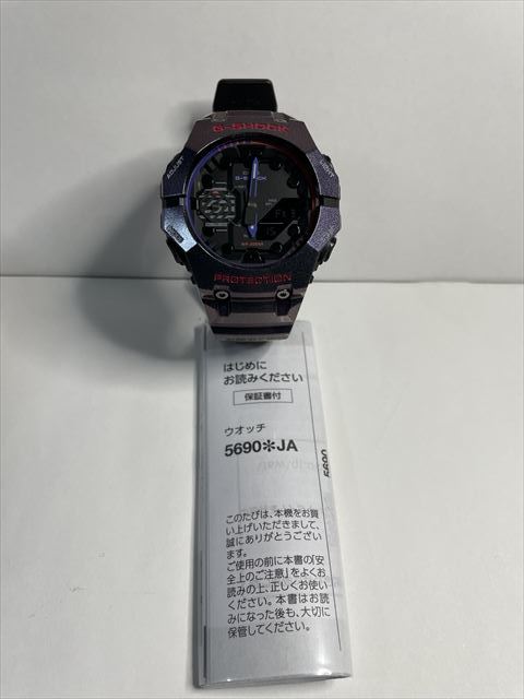新品同様 CASIO G-SHOCK 腕時計 【国内正規品】保証書付き Bluetooth搭載 GA-B001AH-6AJF_画像5