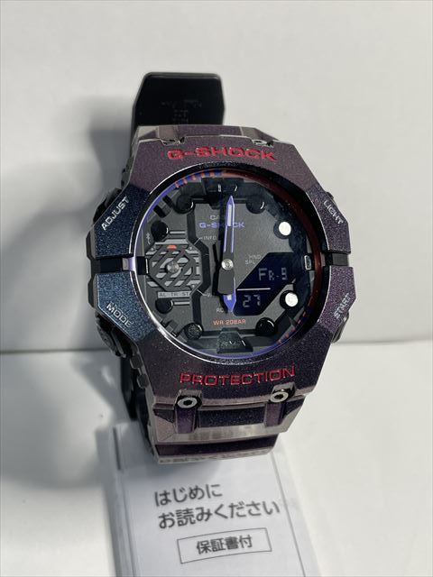 新品同様 CASIO G-SHOCK 腕時計 【国内正規品】保証書付き Bluetooth搭載 GA-B001AH-6AJF_画像6