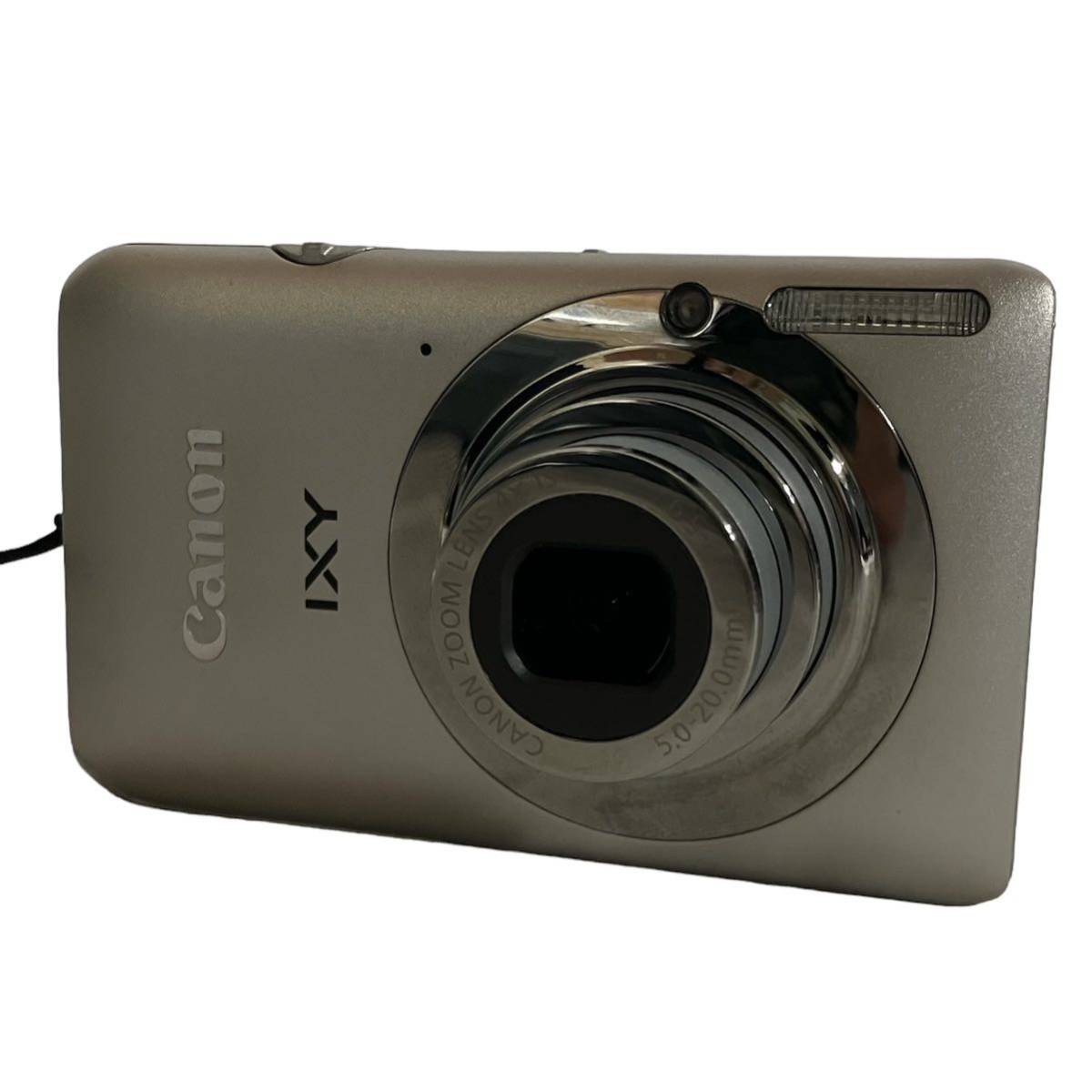 Canon コンパクトデジタルカメラ IXY 210 F PC1588 5.0-20.0mm 1:2.8-5.9 シルバー デジカメ キャノン 本体 イクシー_画像1