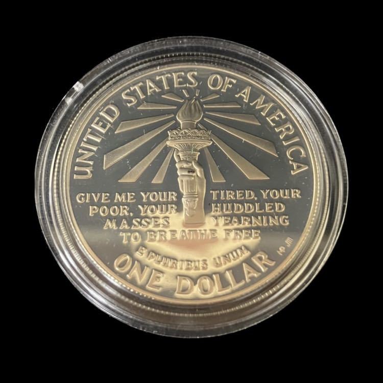 アメリカ合衆国 リバティコイン 1886-1986 自由の女神 United States Liberty Coin Mint 1ドル銀貨 コインコレクションの画像5