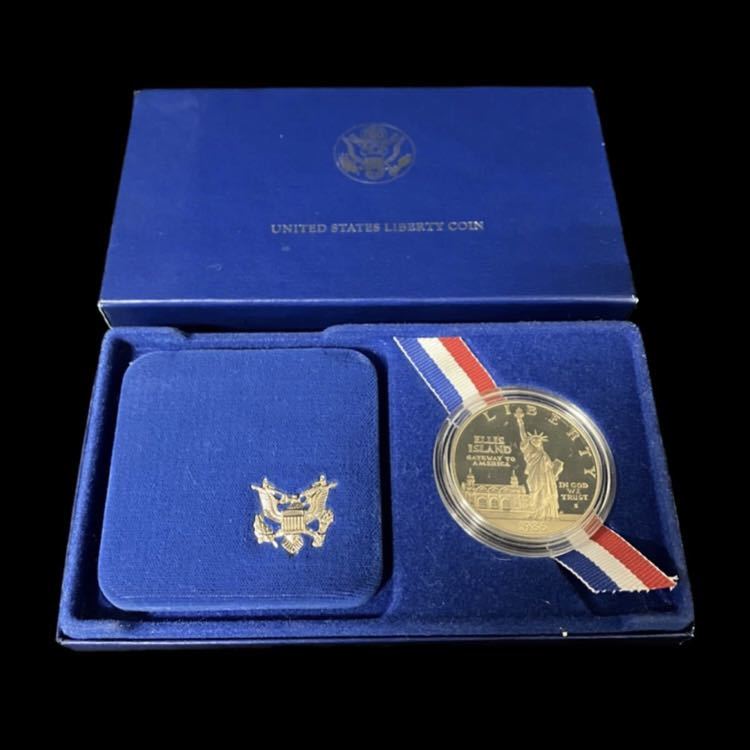 アメリカ合衆国 リバティコイン 1886-1986 自由の女神 United States Liberty Coin Mint 1ドル銀貨 コインコレクションの画像1
