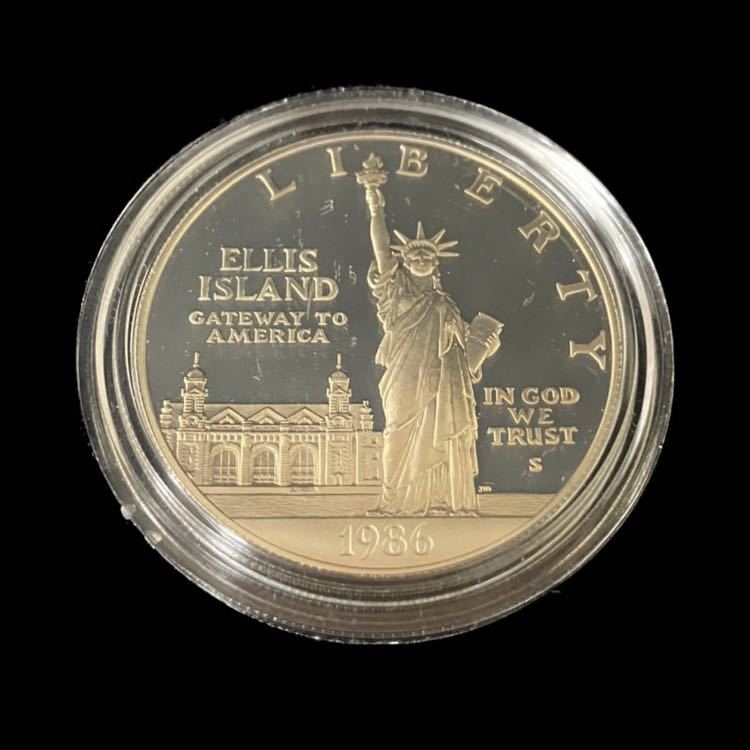 アメリカ合衆国 リバティコイン 1886-1986 自由の女神 United States Liberty Coin Mint 1ドル銀貨 コインコレクションの画像4