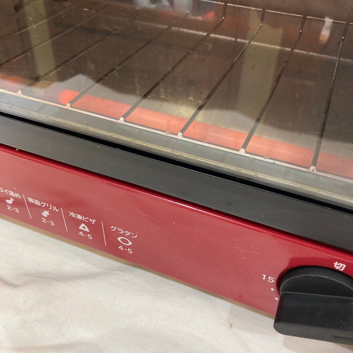  б/у * Hitachi * печь тостер HTO-C1A 2022 год производства красный 1000W