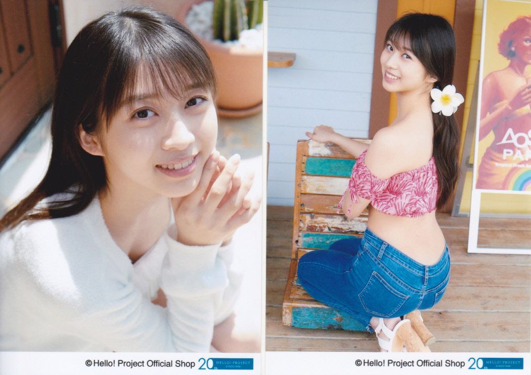 牧野真莉愛① 生写真“写真集「Summer Days」”パート3 2枚_画像1