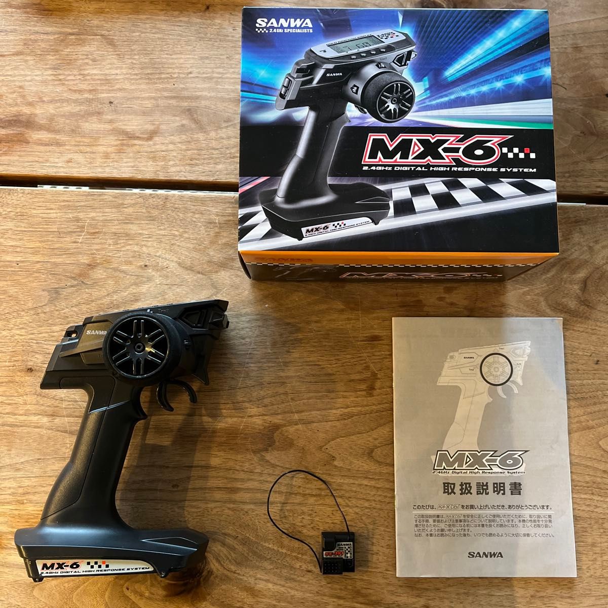 サンワ MX-6 プロポ RX-391 受信機 セット 保証書付 SANWA サンワ MX-6 プロポ RX-391 受信機 セット 保証書付 SANWA