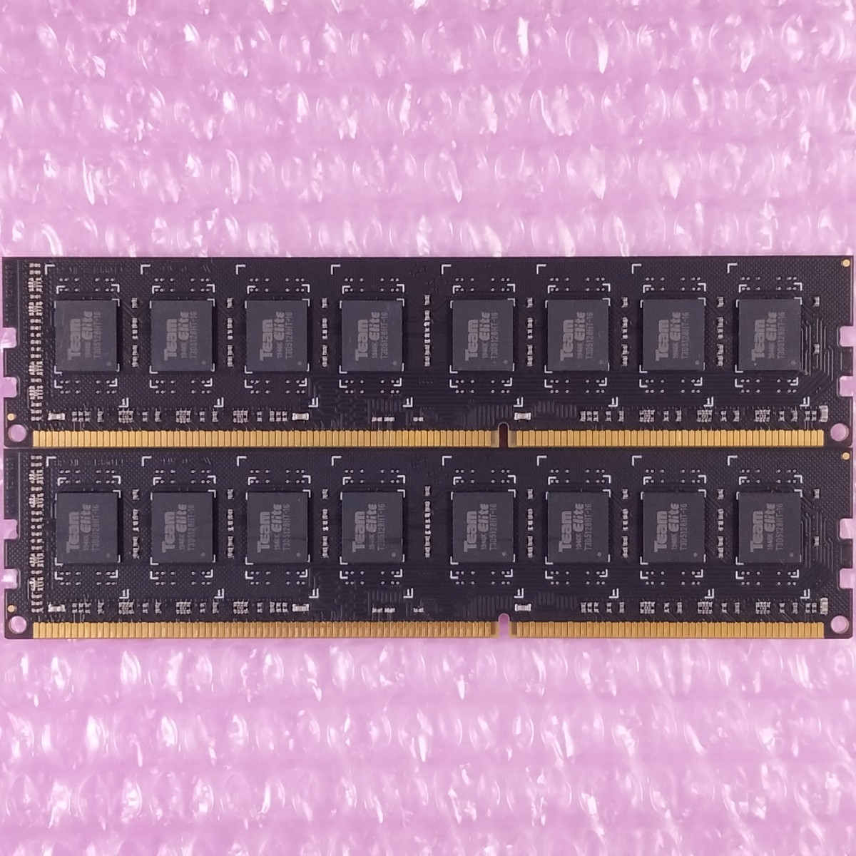 【動作確認済】Team DDR3-1600 計16GB (8GB×2枚) PC3L-12800U デスクトップ用メモリ / 在庫2_画像2