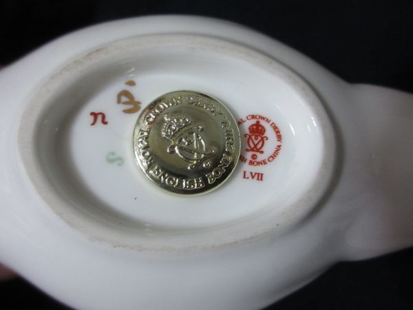 ロイヤルクラウンダービー キジ ROYAL CROWN DERBY Pheasant きじ 雉 フィギュリン ペーパーウェイト 7