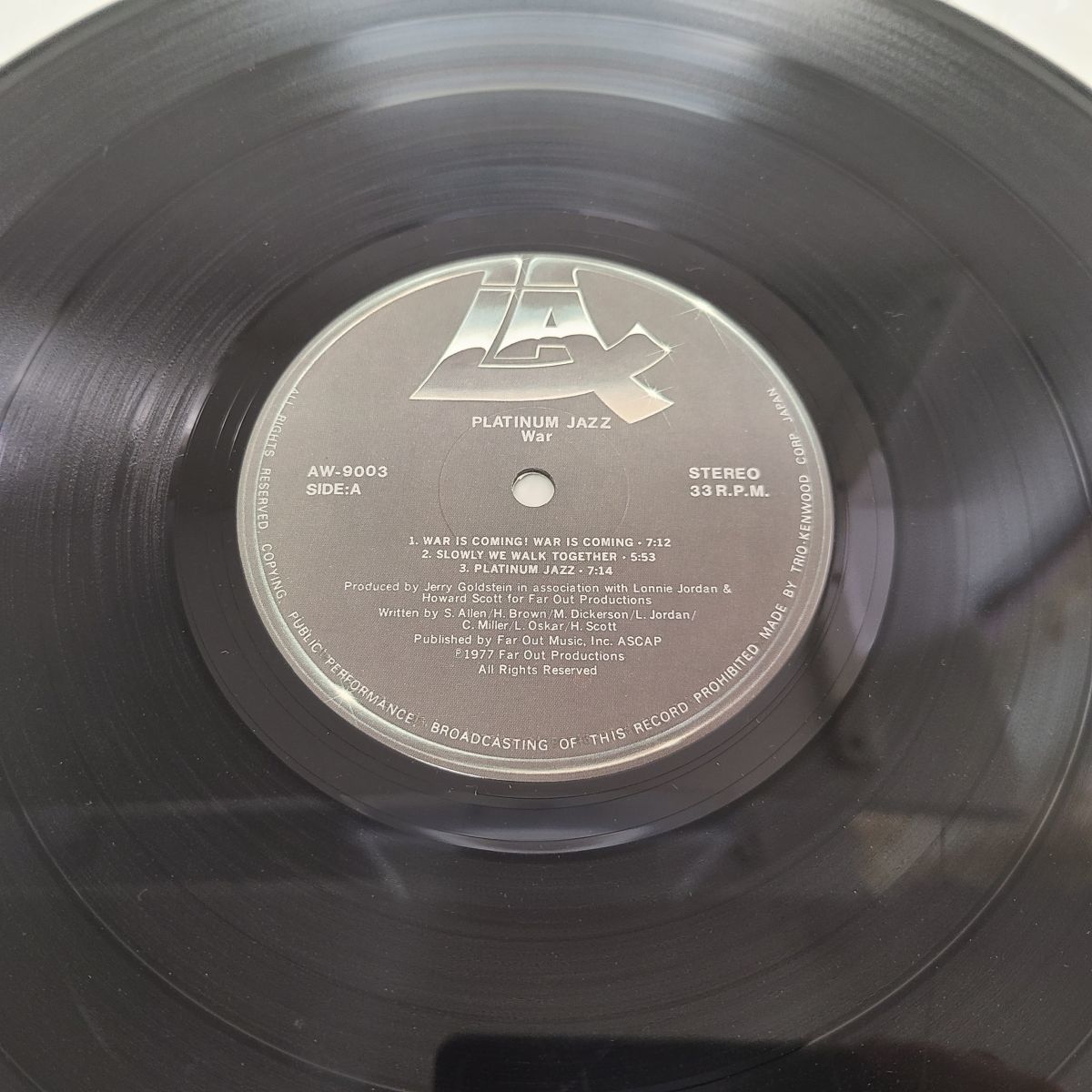LPレコード / ウォー　プラチナ・ファンク　WAR　PLATINUM JAZZ / ２枚組 / AW-9003~4【M005】_画像6