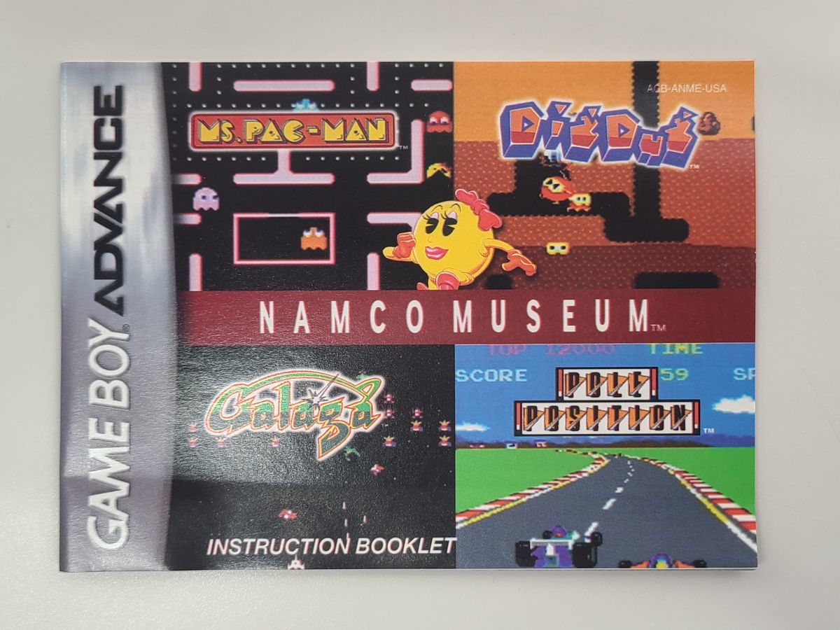 ゲームソフト / ゲームボーイアドバンス NAMCO MUSEUM 北米版 / namco / 取扱説明書付 / 起動確認済 / AGB-ANME-USA【G002】_画像5