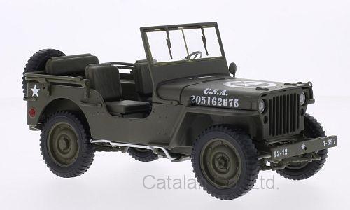 1/18 ウィリー ウィリス ジープ Willys Jeep アメリカ 陸軍 アーミー U.S. Army Welly 梱包サイズ80_画像1