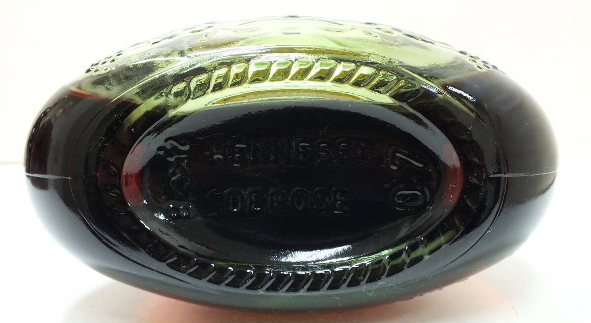 32M 未開栓 Hennessy XO ヘネシー グリーン ボトル 旧 金キャップ 緑 ラベル 40％ 700ml 1円スタート_画像8