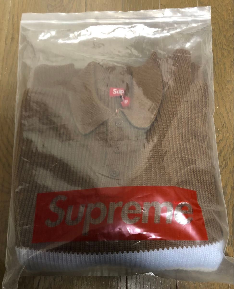Supreme Small Box Polo Sweater Brown M シュプリーム セーター Supreme Small Box Polo Sweater Brown M シュプリーム セーター