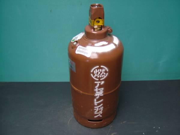 高圧ガス正規販売店/新品アセチレンガス2kg(12.5L)ボンベ　ガス充填済 C2H2 AC　　Tu_画像1