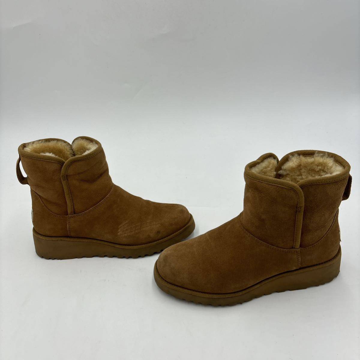 G ＊ 履き心地抜群 '人気モデル' UGG アグ KRISTIN クリスティン 本革 厚底 ムートン ブーツ 22cm レディース 1012497_画像3