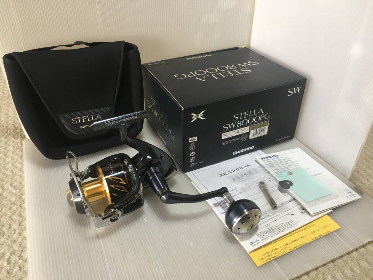 シマノ　13　ステラ　SW　8000PG　中古品　STELLA　_画像1